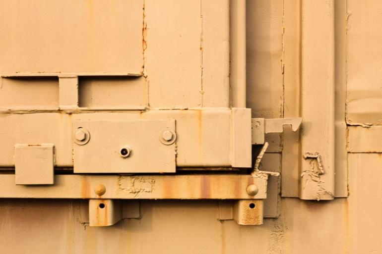 Railroad boxcar detail