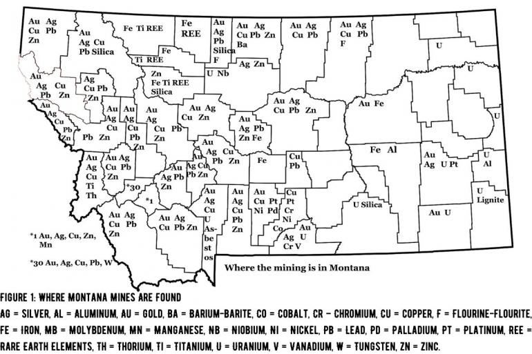 Where Montana Mines are Found