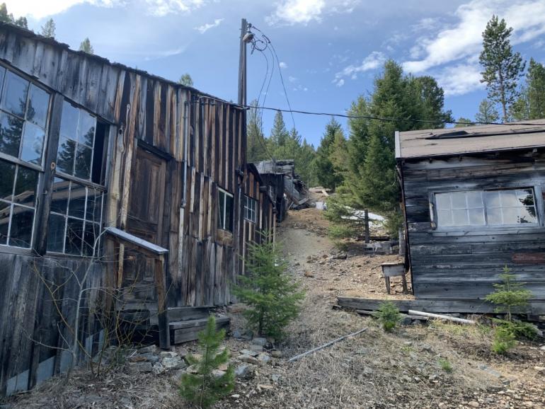 Ruins at Charter Oak Mine