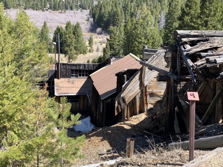 Ruins at Charter Oak Mine.