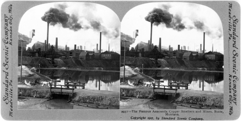 Vintage image of Butte, MT