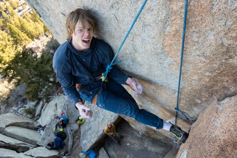 Rock climbing