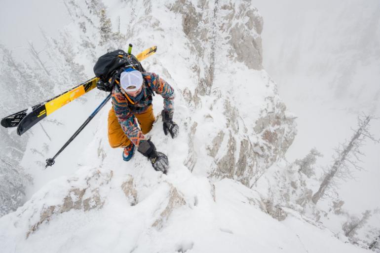 Climbing in winter