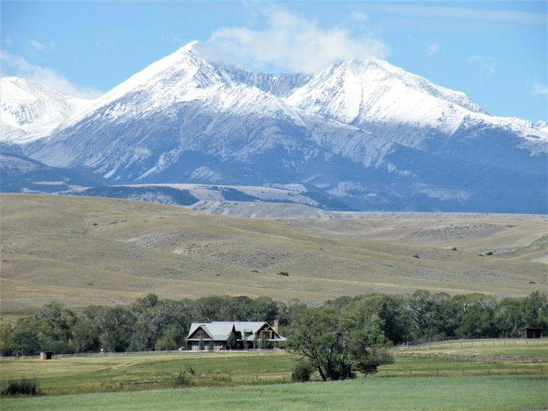 Crazy Peak from US 191 Wouldn't you like to live there