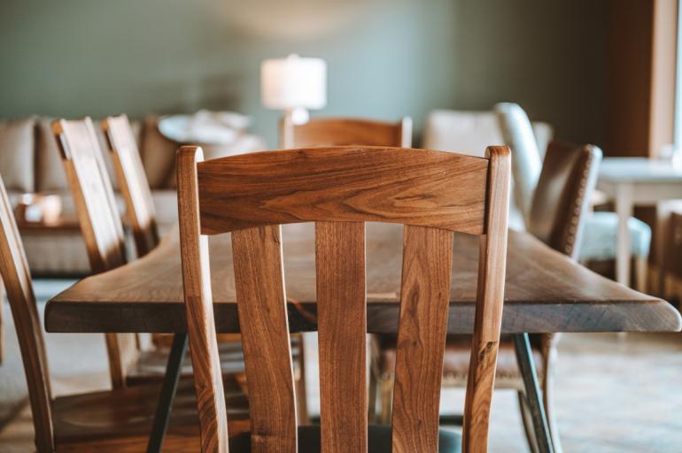 Black Timber table