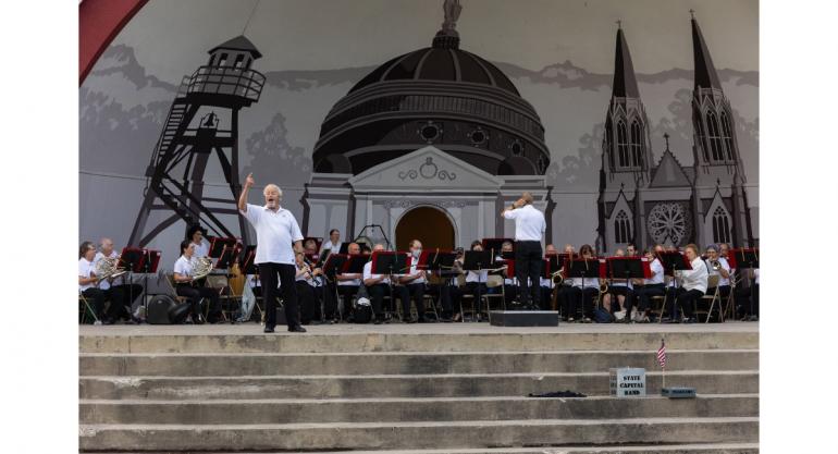 State Capital Band Playing the State Song