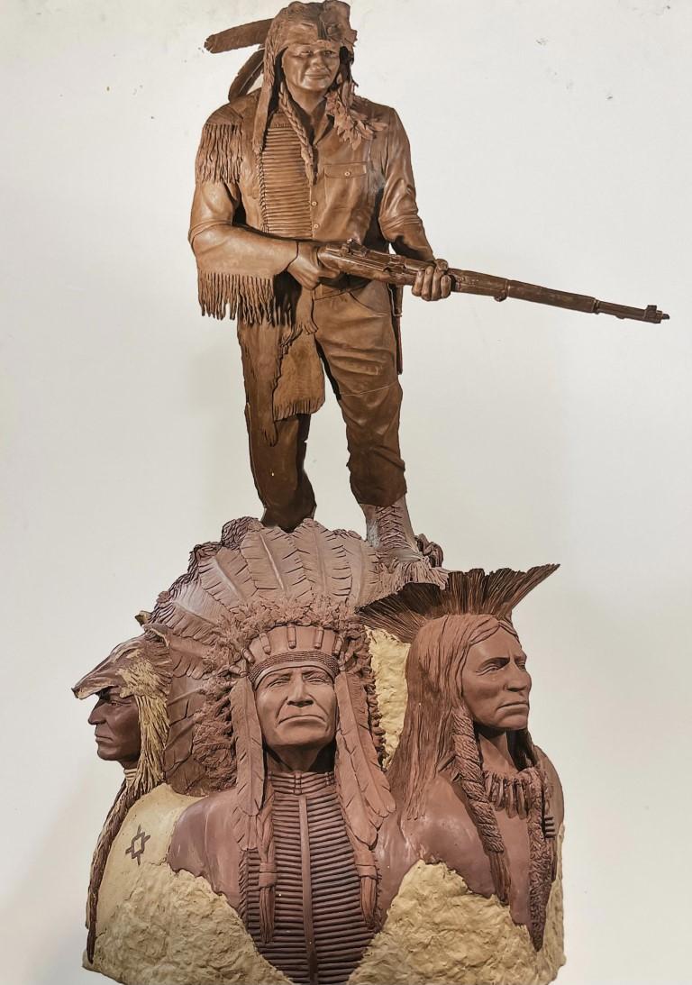 Whole Native American Sculpture