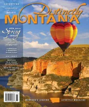 Distinctly Montana Spring 2016 cover