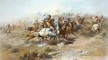 Charles Marion Russell The Custer Fight