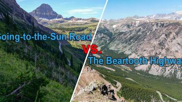 Going to the Sun Highway Vs The Beartooth Highway