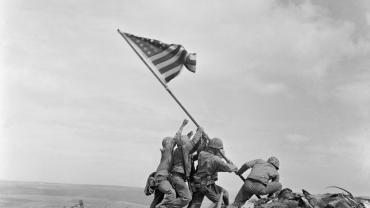 Flag at Iwo Jima