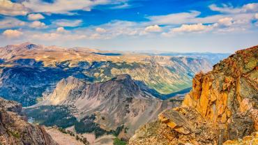 Beartooth highway scenic view