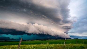 Storm cloud outside of Lewistown