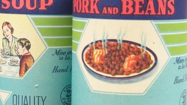 Old can of pork and beans