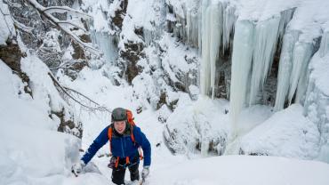 Ice climbing