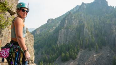 Rock climbing