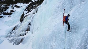 Ice climbing