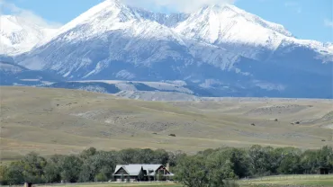 Crazy Peak from US 191 Wouldn't you like to live there