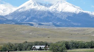 Crazy Peak from US 191 Wouldn't you like to live there