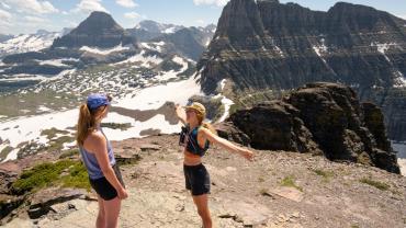 Glacier hikers