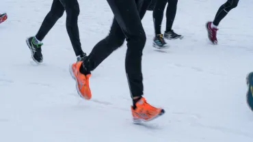 Snow Joke Half Marathon, Seeley Lake