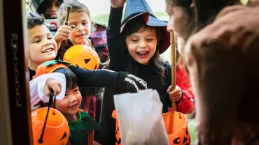 Trick or Treating at the Original Governor's Mansion, Helena