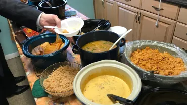 Potluck Meal Event at Church