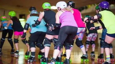 Women's Roller Derby Practice