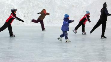 ice skating in Montana