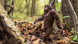 Bigfoot ceramic figure