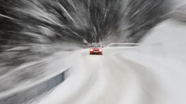 Dangerous winter driving