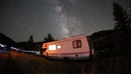 RV at night