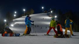 night skiing