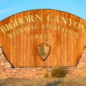 Bighorn Canyon National Recreation Area - Welcome Sign