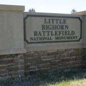 Little Bighorn National Monument - Entrance Gate