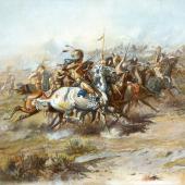 Charles Marion Russell The Custer Fight