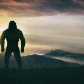 Bigfoot at Sunset
