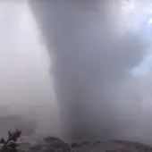 Steamboat Geyser mid-eruption