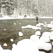 Winter flyfishing