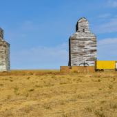 Grain elevators in Montana