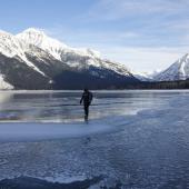 Glacier lake figure