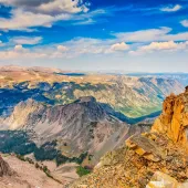 Beartooth highway scenic view