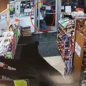 Candy bear with customer
