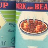 Old can of pork and beans