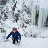 Ice climbing