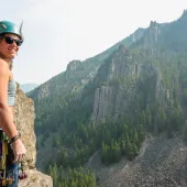 Rock climbing