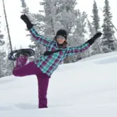 lacey middlestead and snoweshoeing