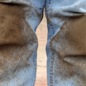 muddy knees