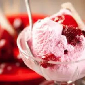 Strawberry ice cream