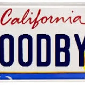 Goodbye California